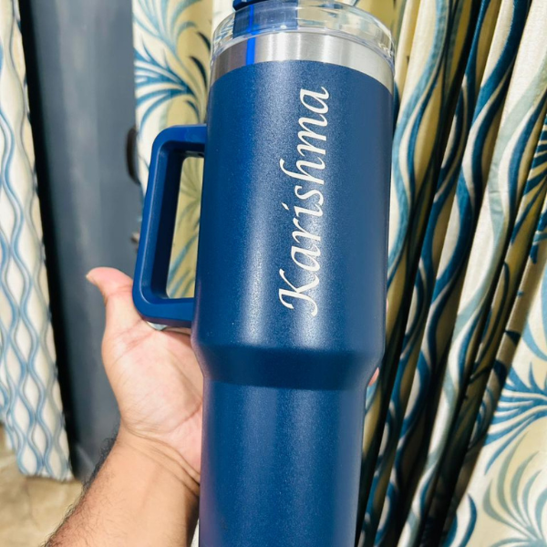 Custom Name Stainless Steel Sipper – Premium Insulated Mug Tumbler
