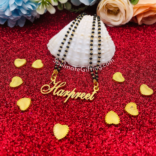 Premium Cursive Name Necklace 24kt gold plated with warranty