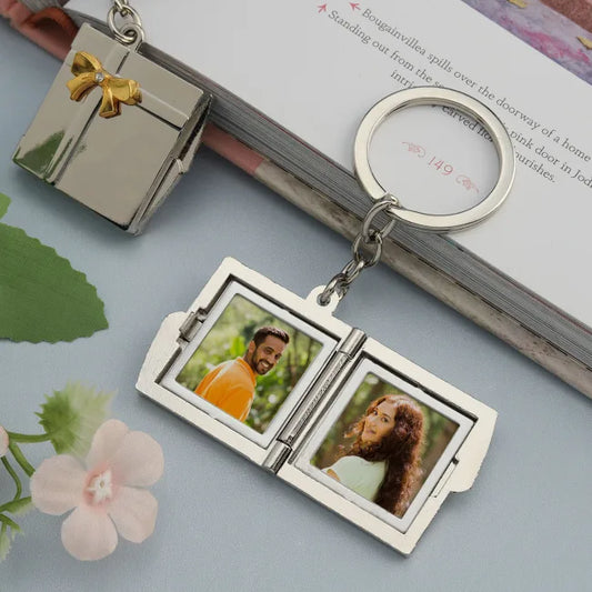 Book shape keychain