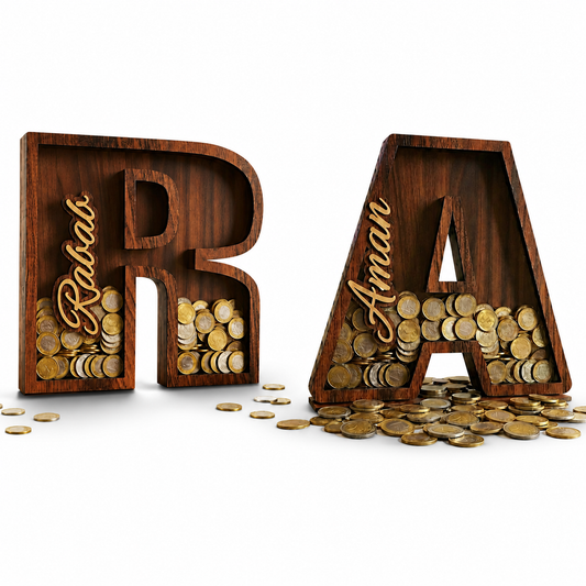 Personlised Coin Collector Piggy bank  |Kids Gift | Personlised Gifts  (P01)