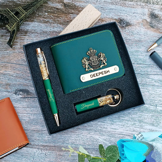 Gold Flakes Wallet Combo