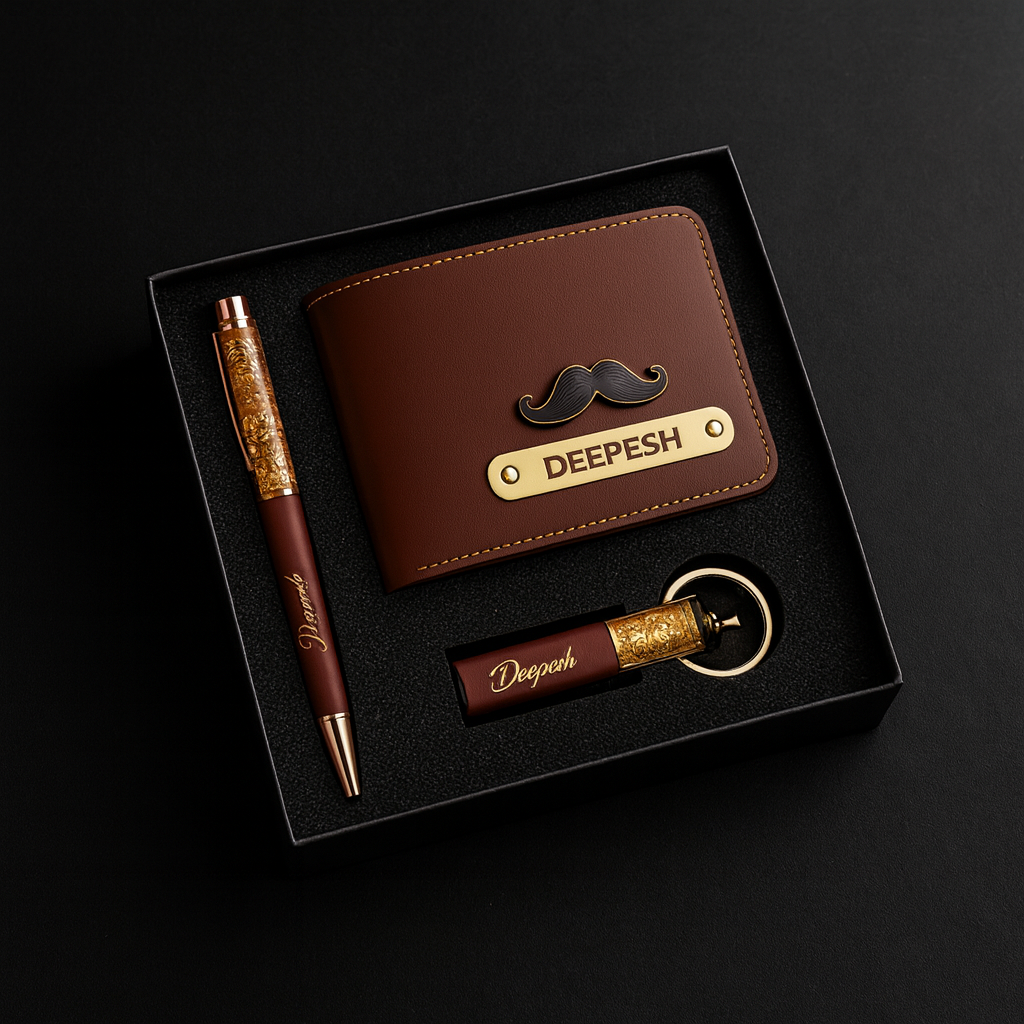 Gold Flakes Wallet Combo