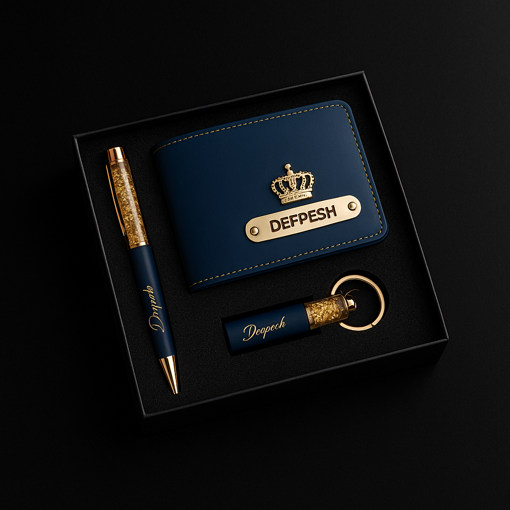 Gold Flakes Wallet Combo