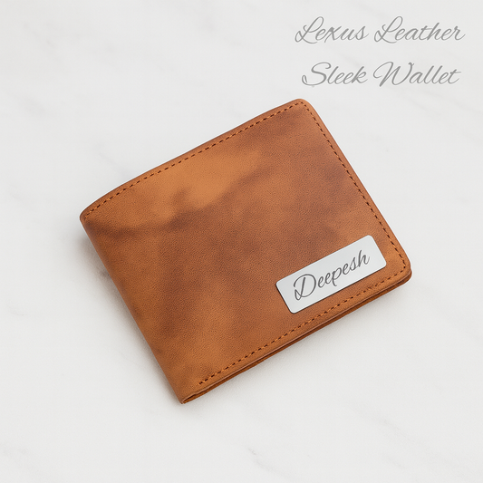 Lexus Leather Personalised Wallet