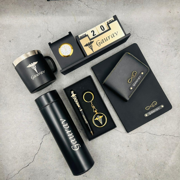 Personlised Doctor Gift Combo in Premium Hamper | FREE DELIVERY
