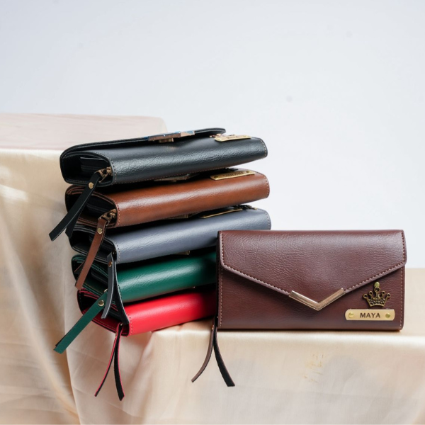 Premium Women Purse 3Fold Leather Clutch