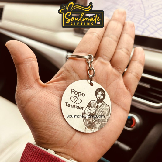 Premium Sketch Keychain