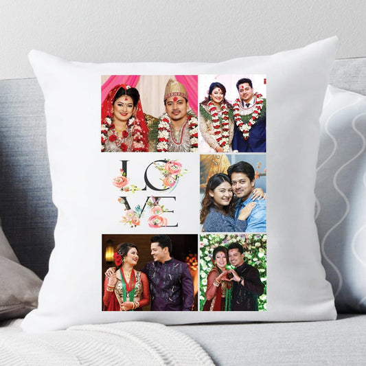 Personalized Photo Collage Cushion