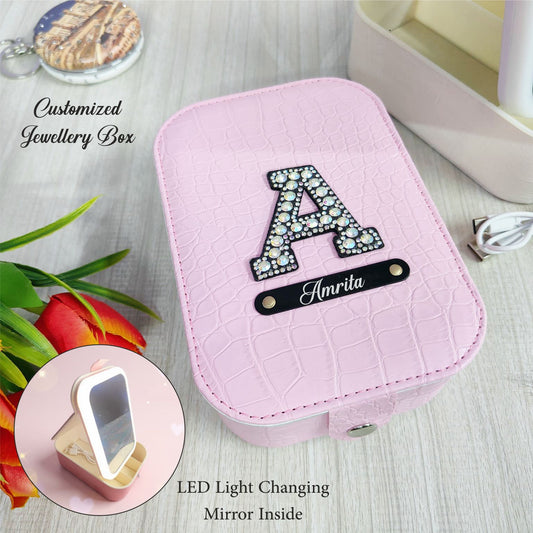 New Jewellery Organizer With LED Makeup Mirror