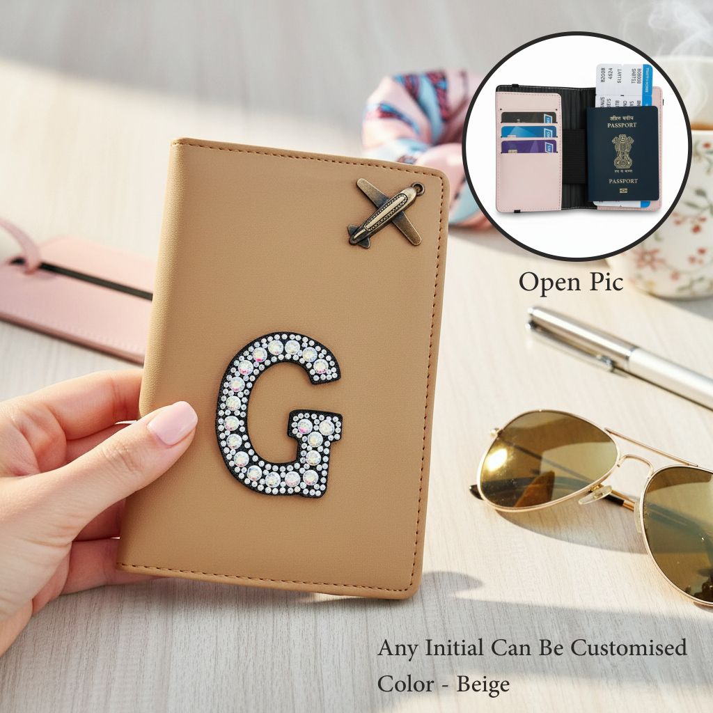Elegance Initial Passport Cover